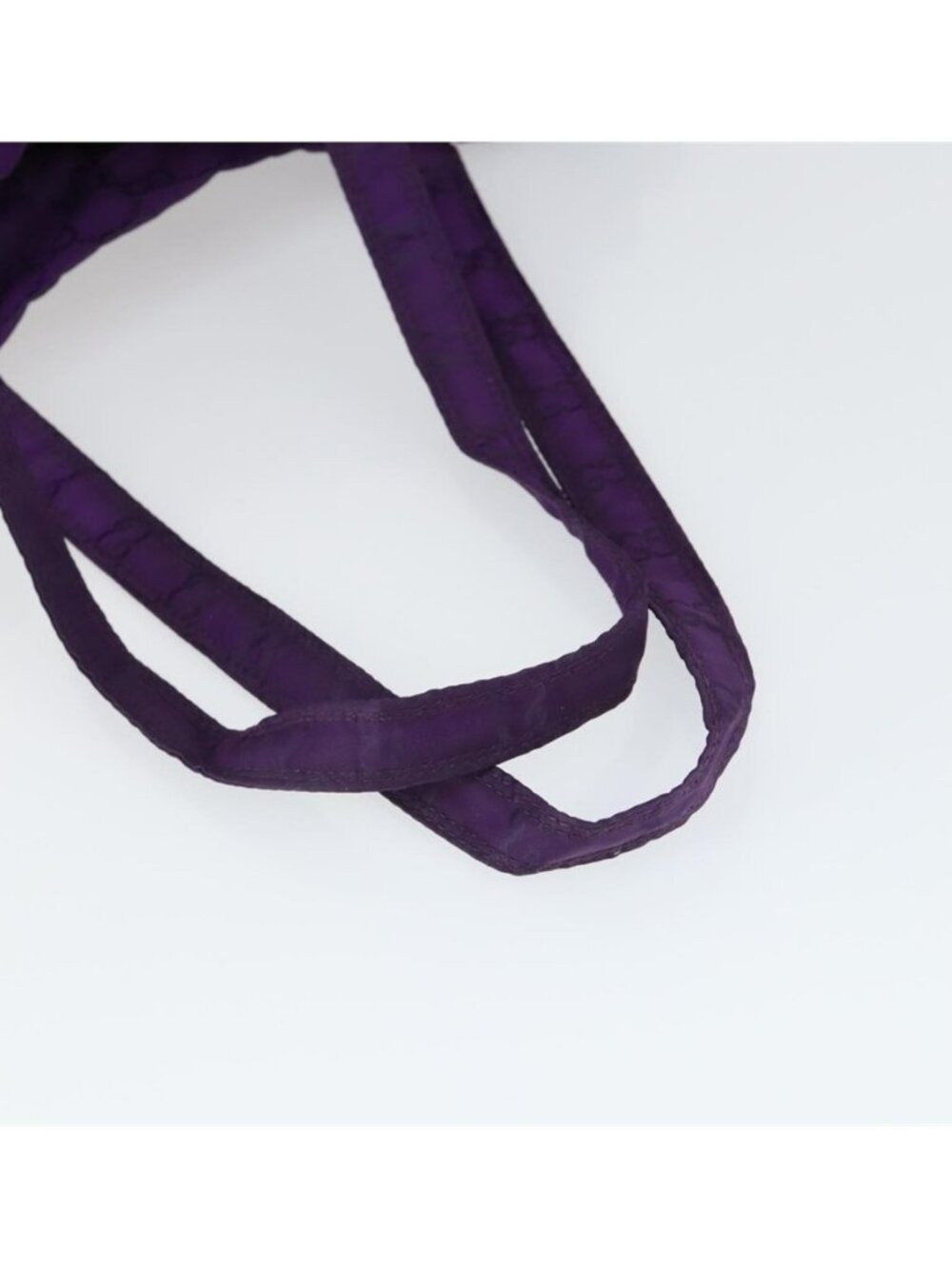 Authentic GUCCI GG Canvas Shoulder Bag Nylon Purple 281487 - Picture 14 of 16